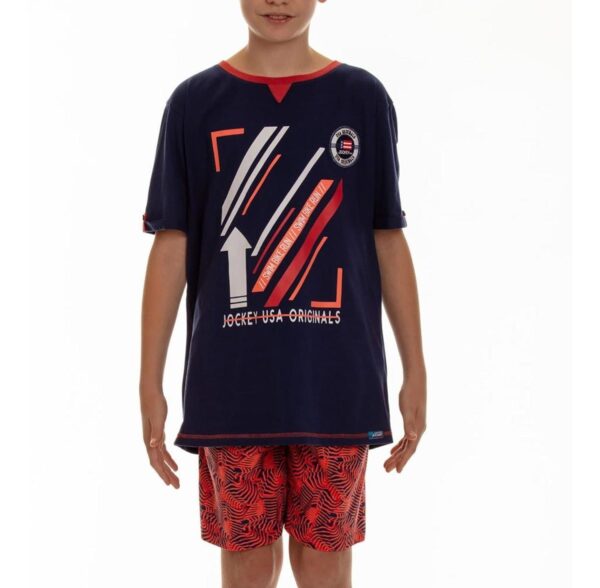Pijama Cotton Estampado Short Niño - Imagen 4