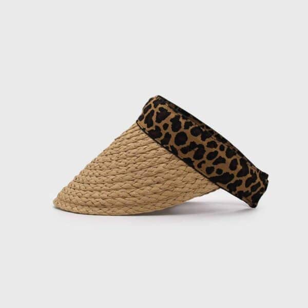 Visera de rafia animal print - Imagen 5