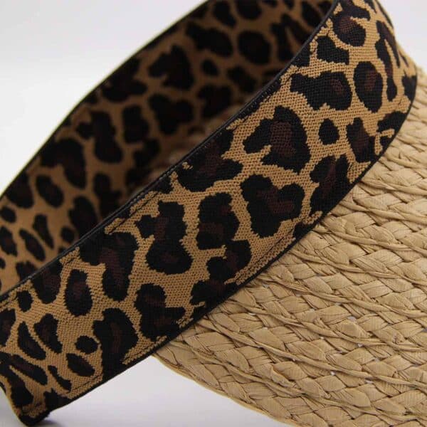 Visera de rafia animal print - Imagen 7