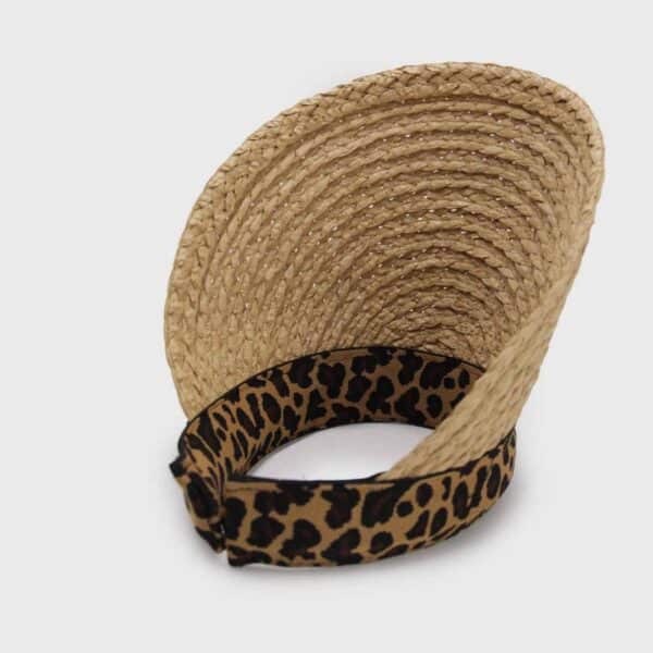 Visera de rafia animal print - Imagen 8
