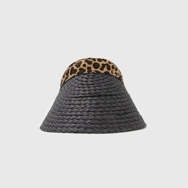 Visera de rafia animal print - Imagen 2
