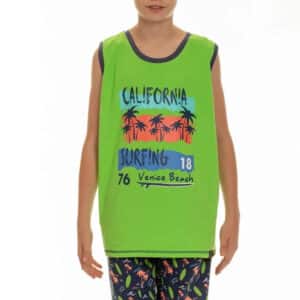 Pijama Cotton Estampado sin mangas