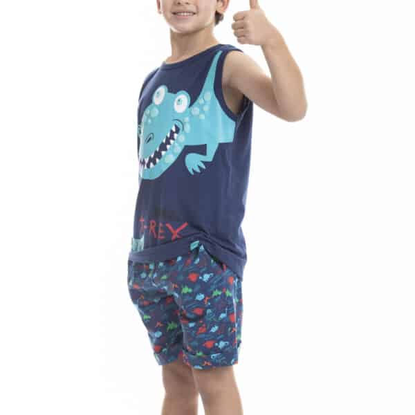 Pijama de verano para niños T-REX - Imagen 4