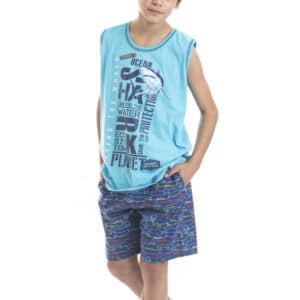 Pijama Sin Mangas para Niños