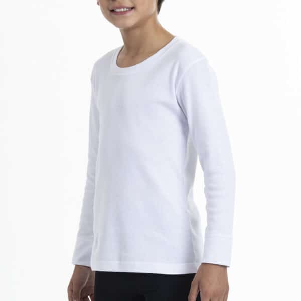 Camiseta Manga Larga Niño Cotton RIB