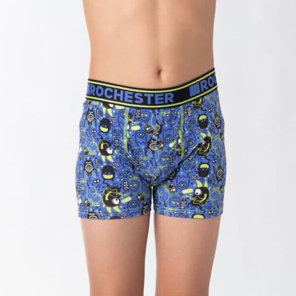 Bóxer infantil de algodón estampado