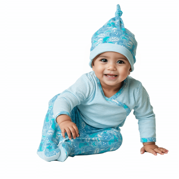 Conjunto con Gorro para Bebé - ¡Lindo y delicado!