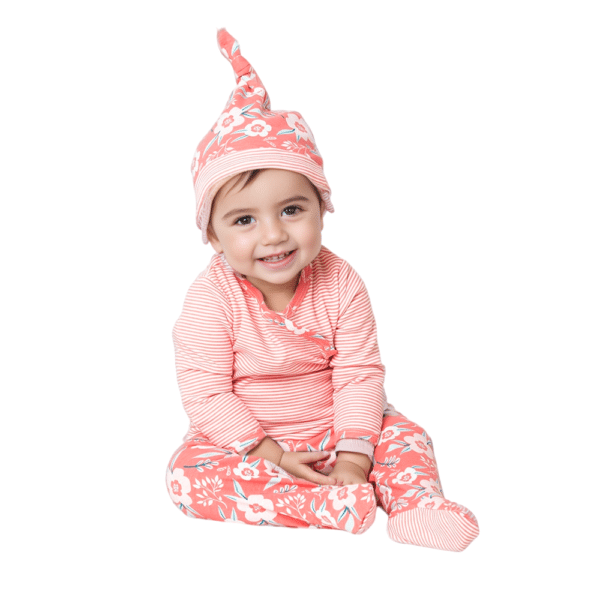 Conjunto con Gorro para Bebé - ¡Lindo y delicado! - Imagen 4