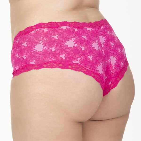 Pantaleta Invisible de Microfibra y Encaje - Imagen 15