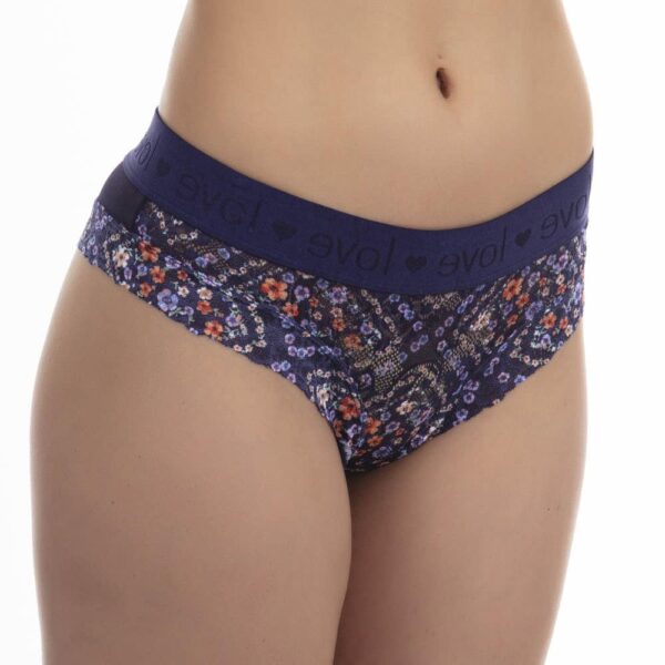 Pantaleta De Encaje Con Malla - Imagen 3