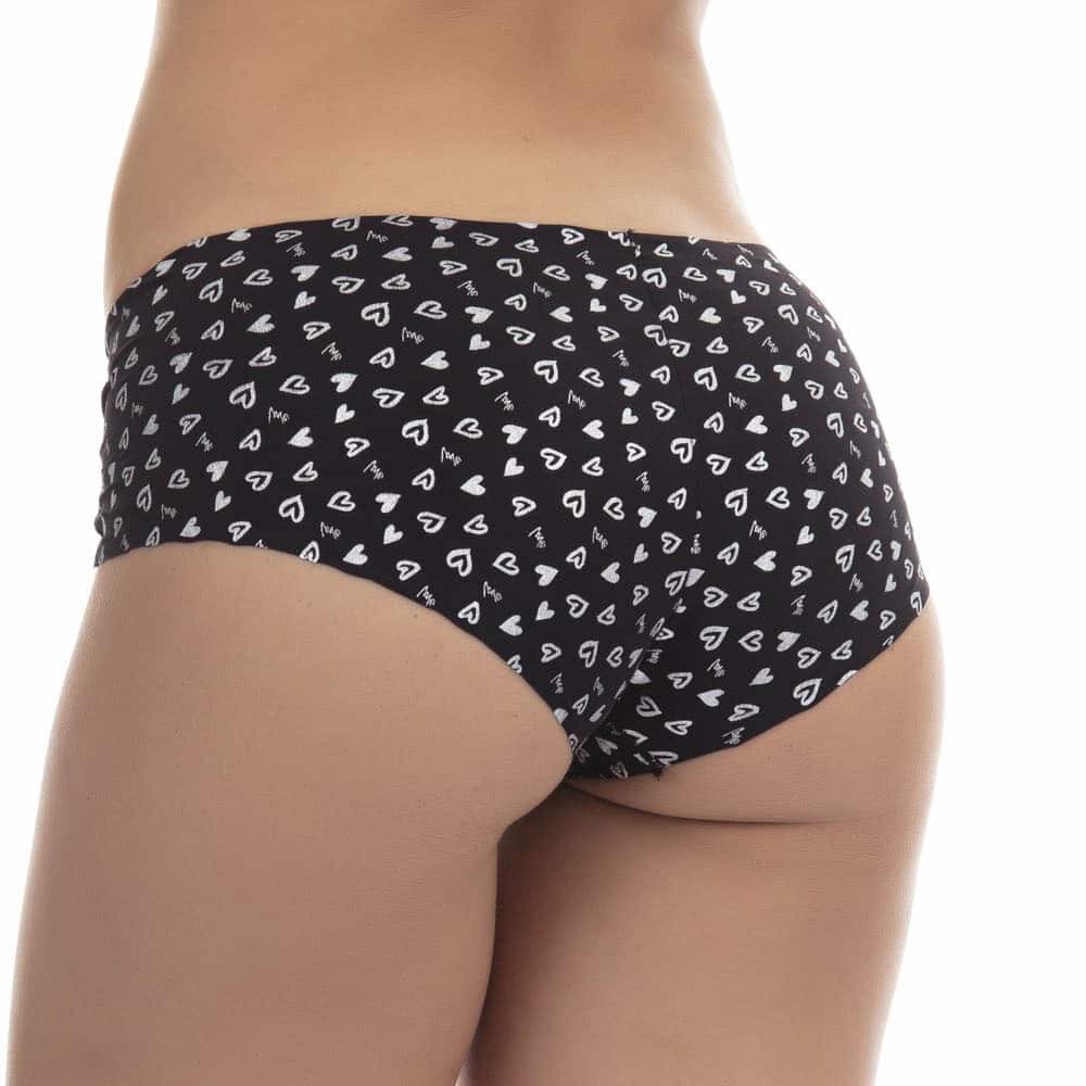 Pantaleta Corte Láser Microfibra y Encaje - Imagen 6