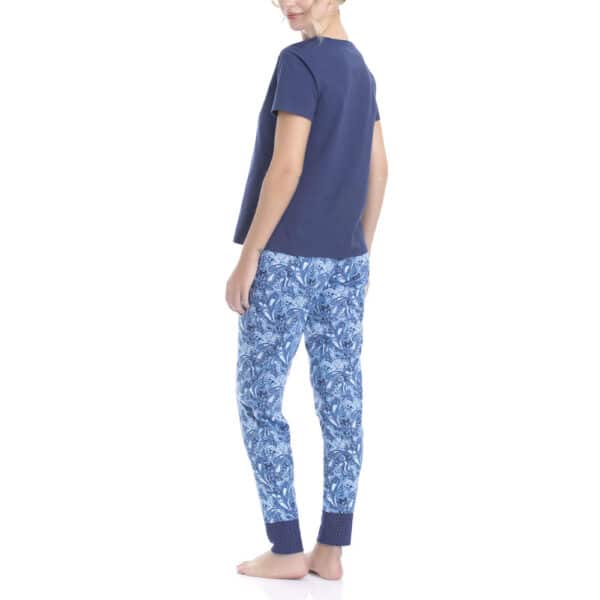 Pijama con Bordados y Lazo Ajustable - Imagen 2
