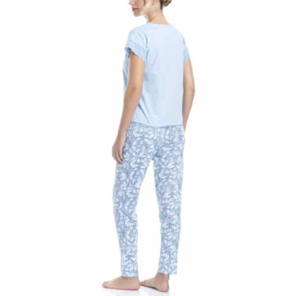 Pijama Estampado de Algodón y Viscosa para Mujer - Imagen 2