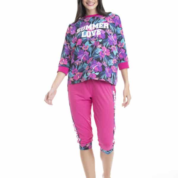 Pijama Capri de Cotton Verano