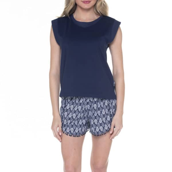 Pijama de Verano en Algodón Mujer Estilo Tribal