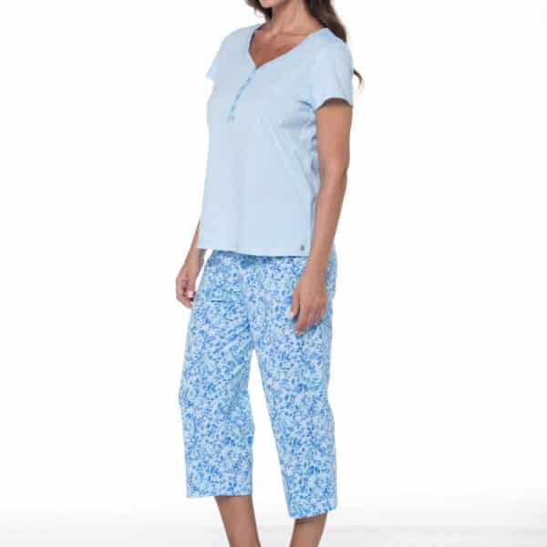 Pijama Capri con Encaje en Hombros - Imagen 2