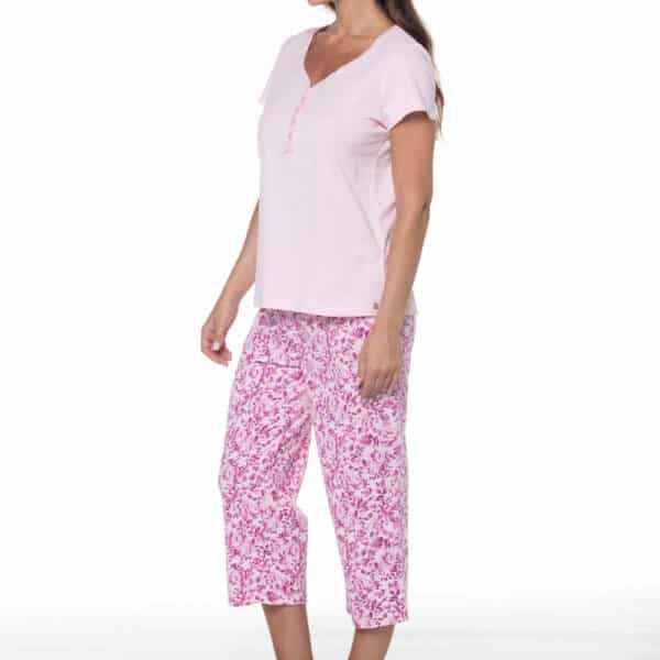 Pijama Capri con Encaje en Hombros - Imagen 5