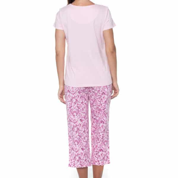 Pijama Capri con Encaje en Hombros - Imagen 4