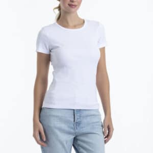 Camiseta Cotton Rib Manga Corta