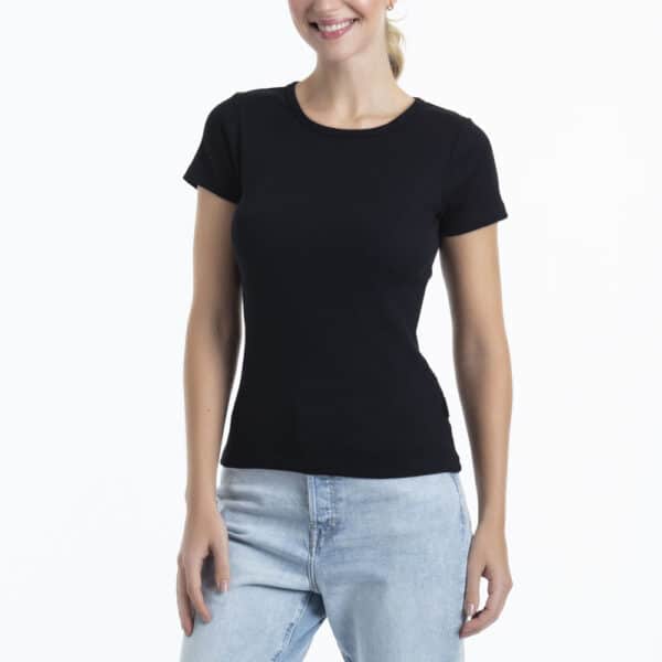 Camiseta Cotton Rib Manga Corta - Imagen 4