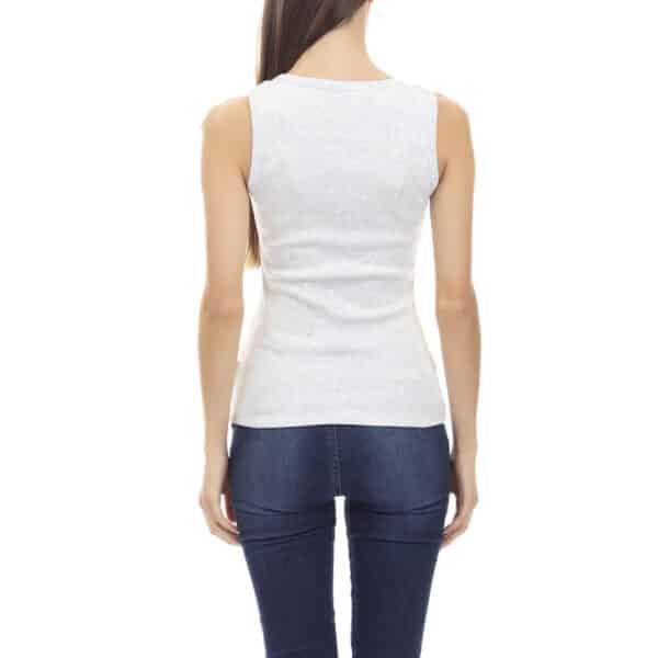 Camiseta Cotton Rib Sin Mangas - Imagen 7