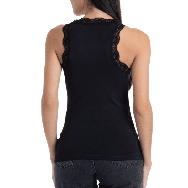 Camiseta Sin Mangas Bamboo Encaje - Imagen 6