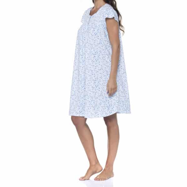 Camisa de Dormir Estampada de Algodón - Imagen 2