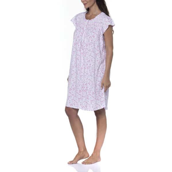 Camisa de Dormir Estampada de Algodón - Imagen 4