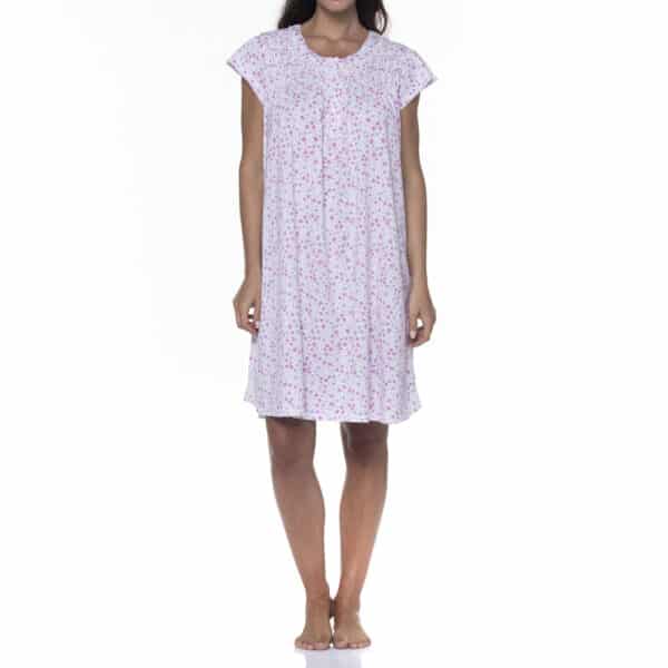 Camisa de Dormir Estampada de Algodón - Imagen 6