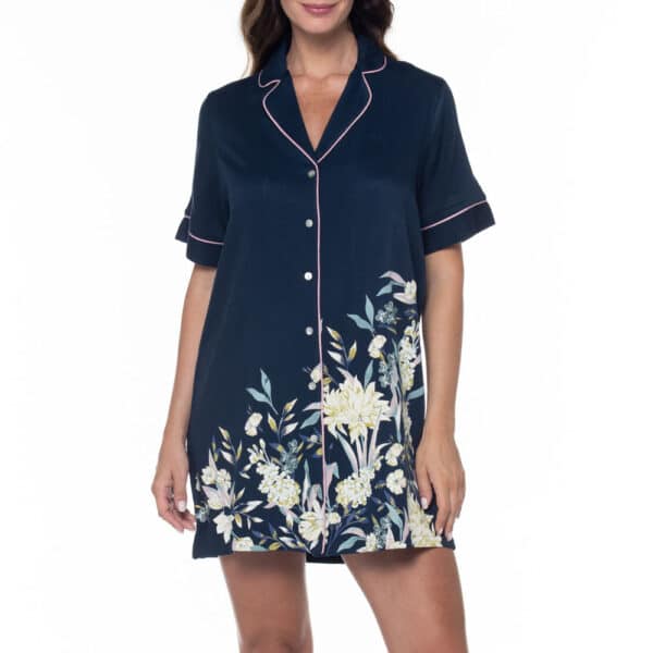 Camisola de Viscosa con Diseño Floral