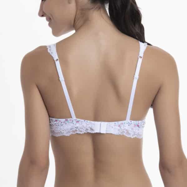 Sostén Push-Up de Algodón Estampado - Imagen 9