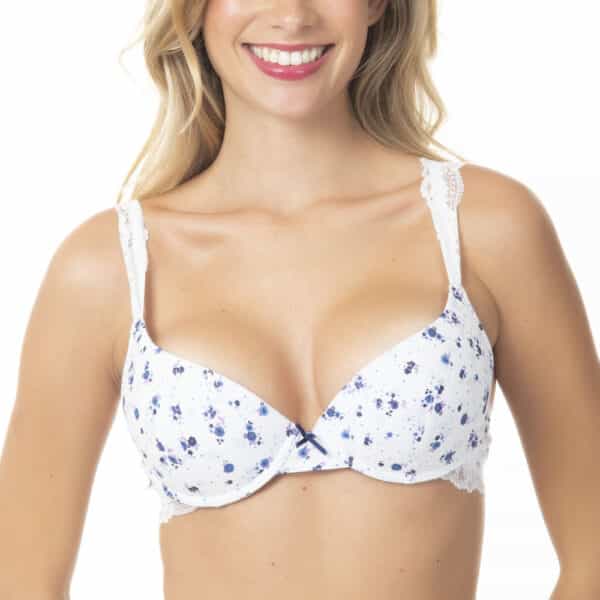 Sostén Push-Up de Algodón Estampado - Imagen 13