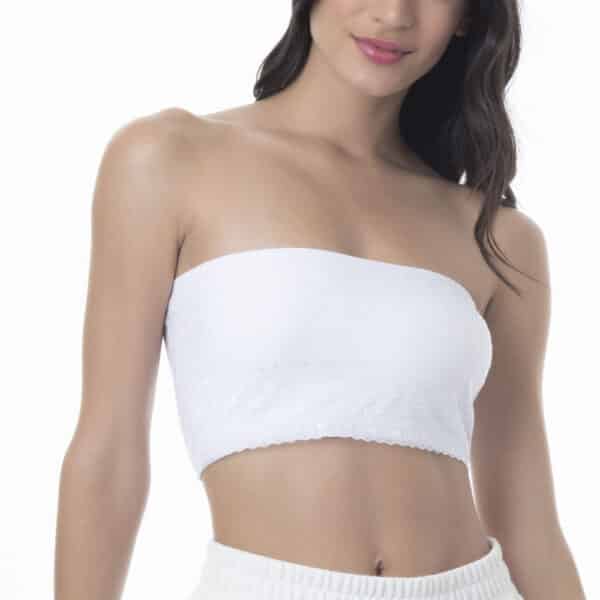 Top Sin Costuras con Encaje para Mujer - Imagen 3