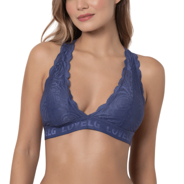 Bralette de Encaje con Detalles Sutiles
