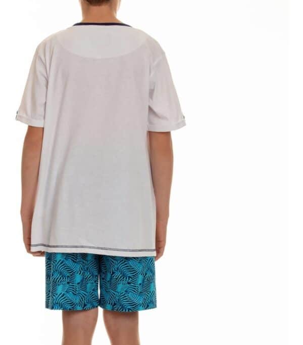 Pijama Cotton Estampado Short Niño - Imagen 2