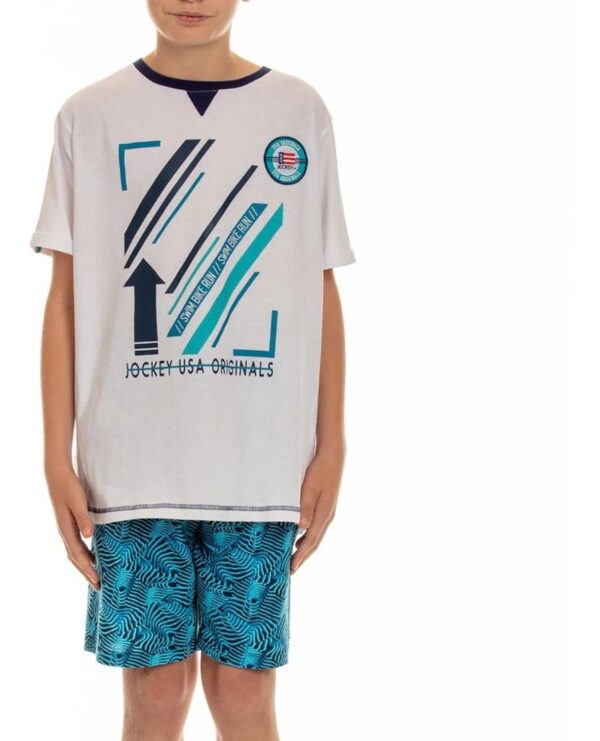 Pijama Cotton Estampado Short Niño