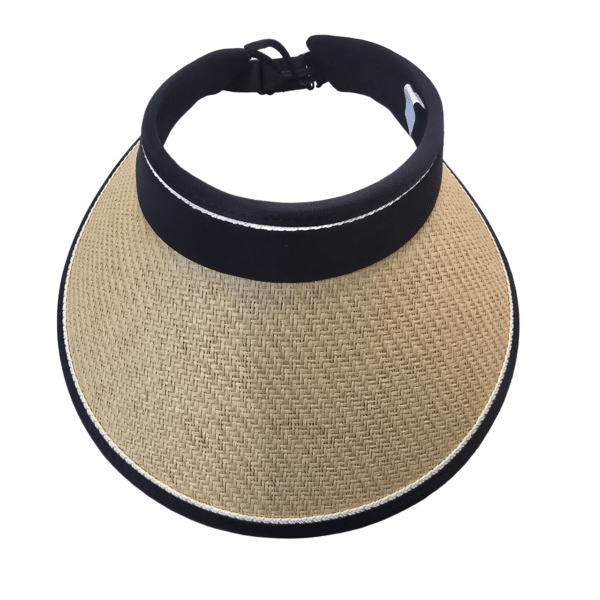 Visera de Rafia Ajustable con Borde - Imagen 3