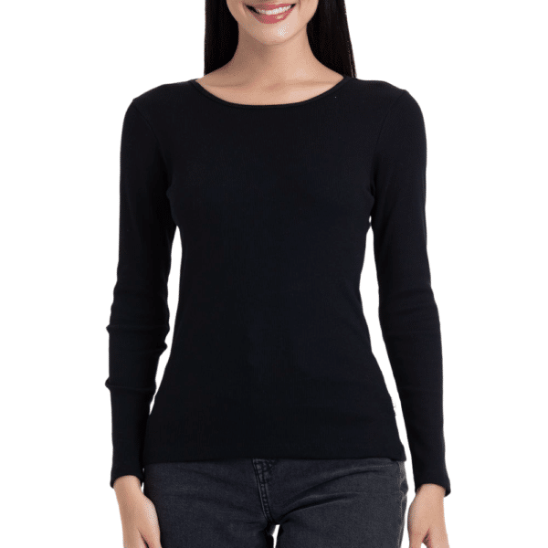 Camiseta Cotton Rib Manga Larga - Imagen 2