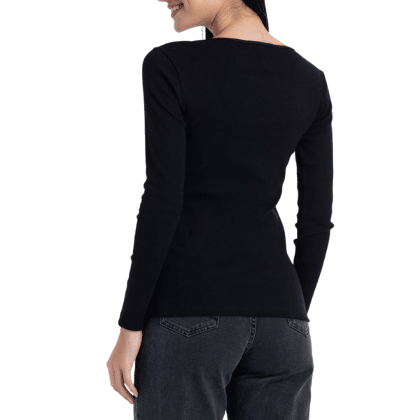 Camiseta Cotton Rib Manga Larga - Imagen 3