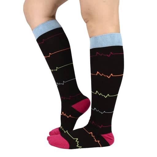 Bucaneras De Compresión 15-20 Mmhg Ritmo Cardíaco