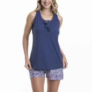 Pijama Short Algodón