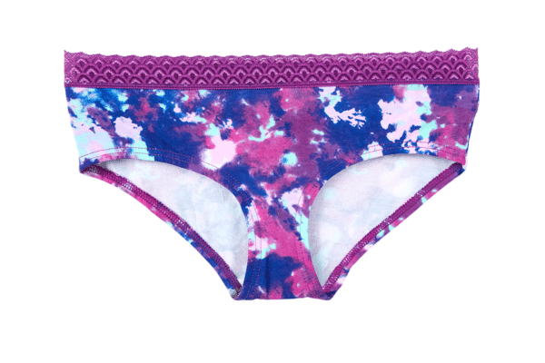 Pantaleta niña estampada con encaje - Imagen 6