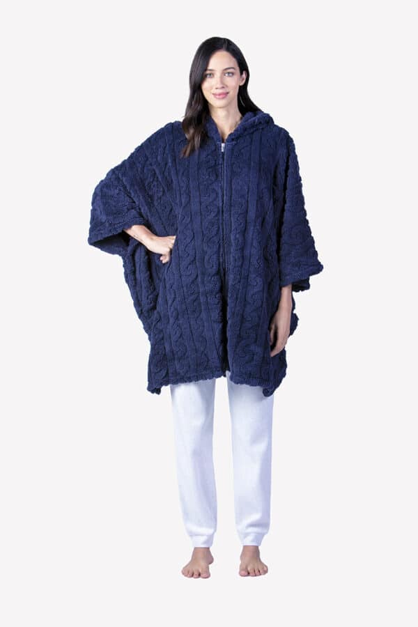 Poncho Polar con Cierre Lady Genny - Calidez y Estilo - Imagen 4