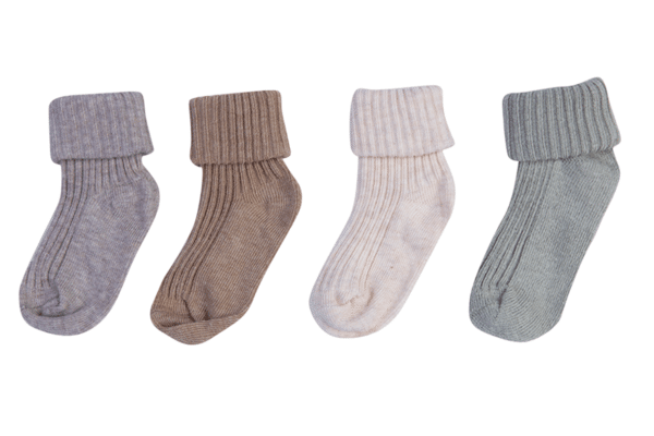 Calcetin Algodón Bebe (Pack 4 Pares)