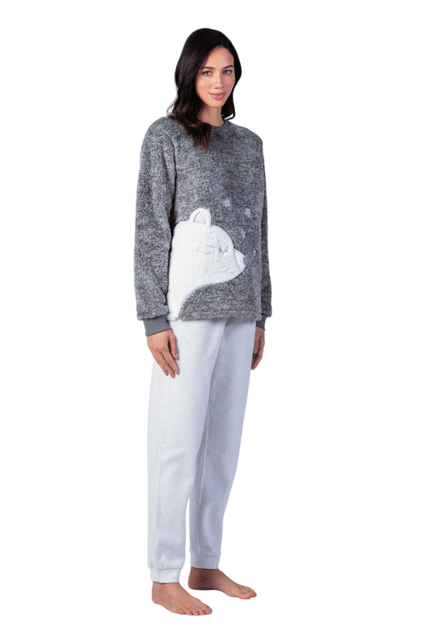 Pijama Polar Peluche Mujer - Imagen 2