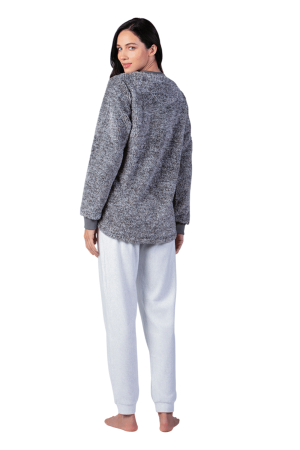 Pijama Polar Peluche Mujer - Imagen 3