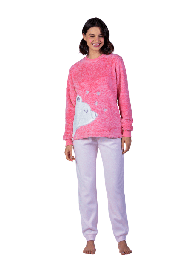 Pijama Polar Peluche Mujer - Imagen 5