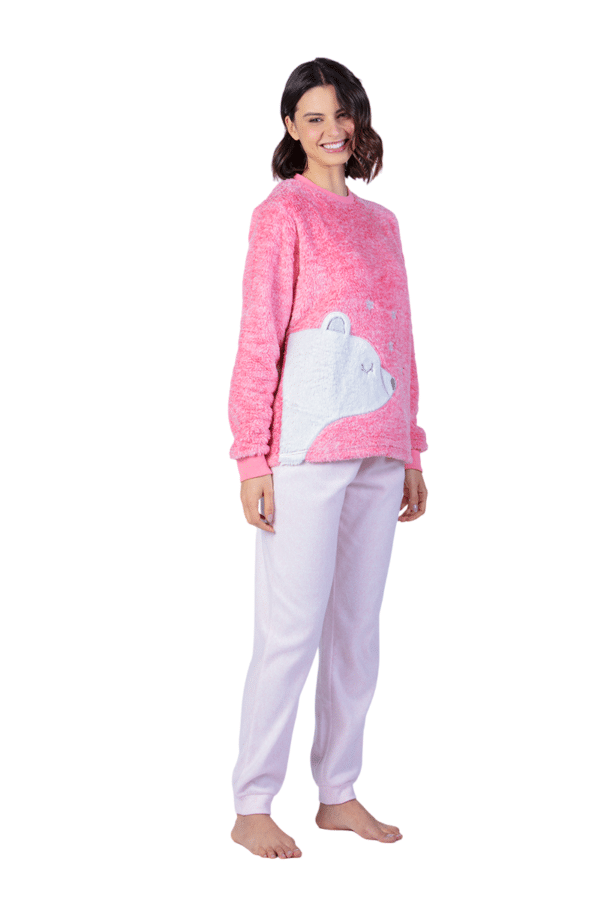 Pijama Polar Peluche Mujer - Imagen 6