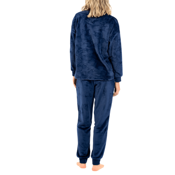 Pijama Polar Bordada Lady Genny - Imagen 3