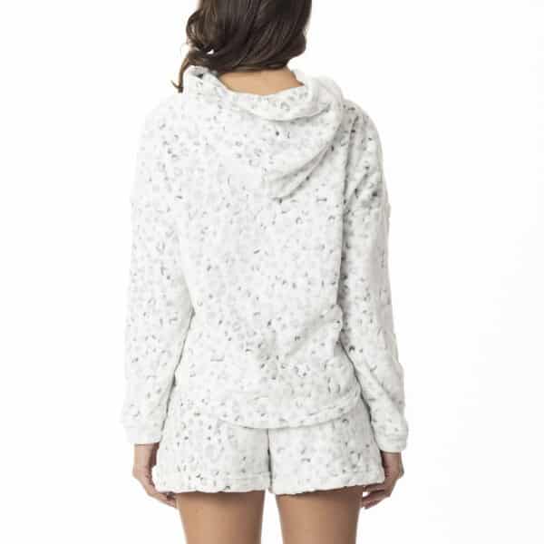 Pijama Polar Con Capucha Lady Genny - Imagen 2